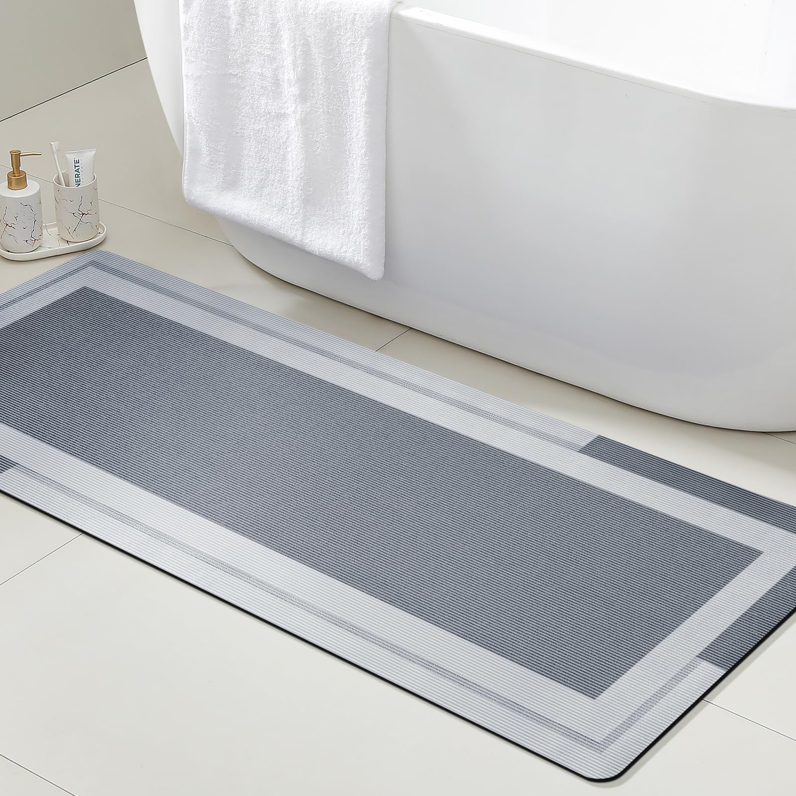 Zara Home Bathroom Mat - VIKAMA Karpet Kamar Mandi dengan Alas