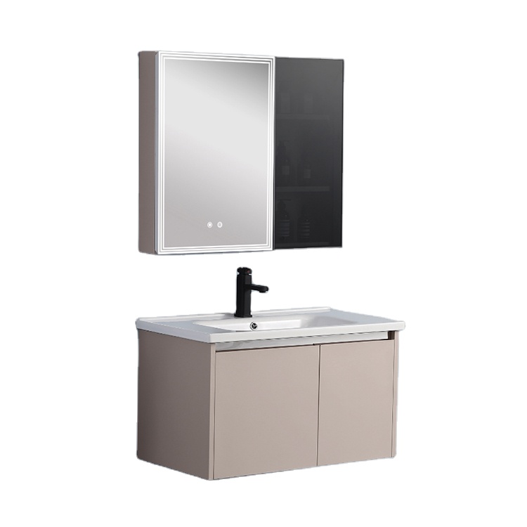 Home Living Bathroom Vanity - Kabinet Kamar Mandi Modern Putih dengan