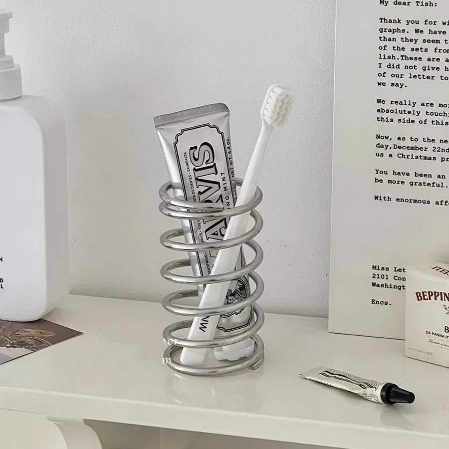 Home Center Bathroom Accessories - Tempat Sikat Gigi Baja Tahan Karat