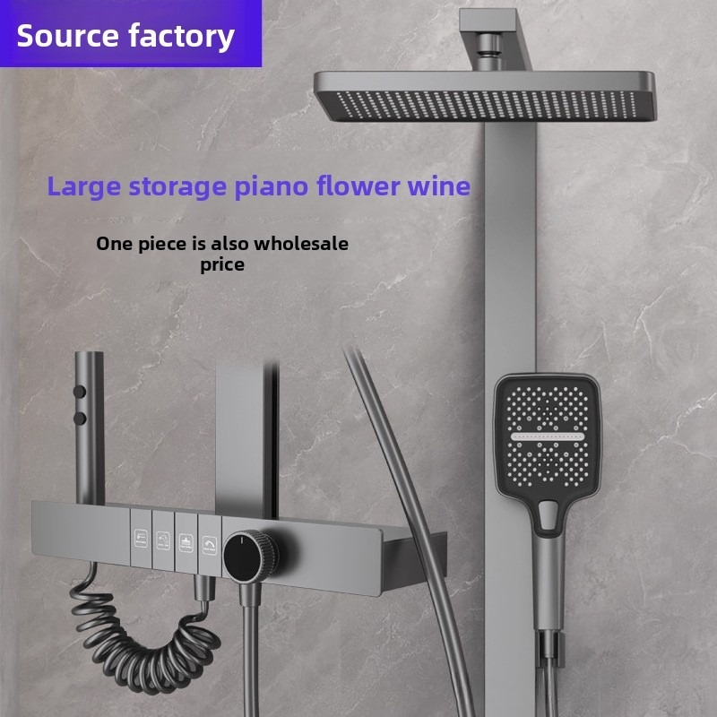 Home Bathroom - Set Shower Head Digital Peningkat Tekanan