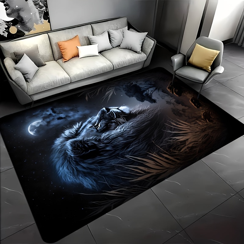 Home Toilet Bathroom Design - Karpet Lantai Singa Malam Berbintang -
