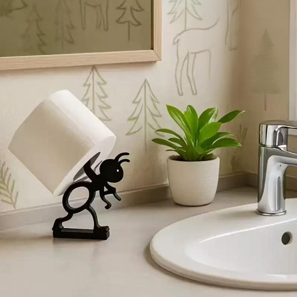 Home Living Bathroom Vanity - Tempat Tisu Toilet Bentuk Semut Cetak