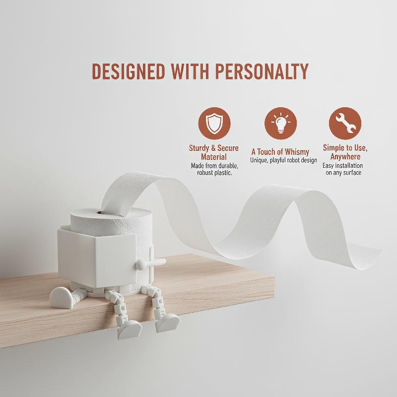Home Toilet Bathroom Design - Tempat Tisu Toilet Kreatif dan Lucu