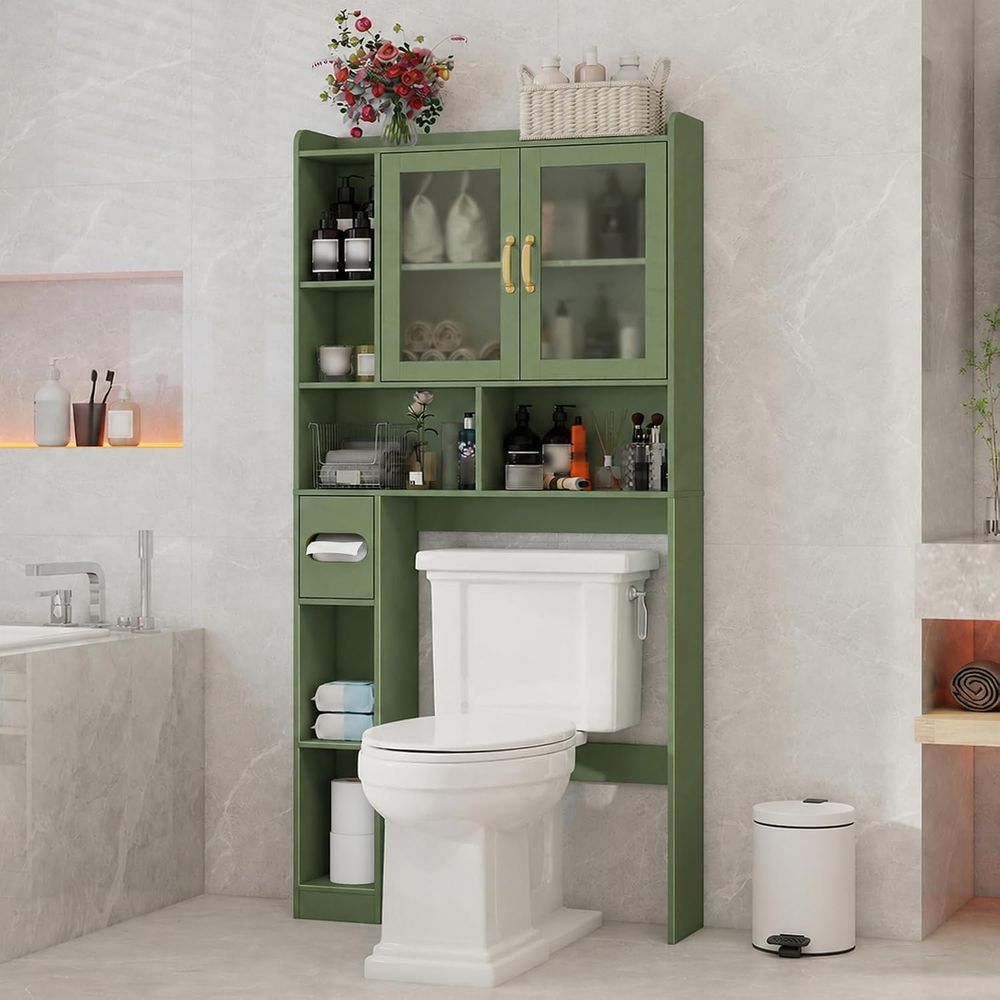 Home Bathroom - Lemari Penyimpanan Akrilik Hemat-Ruang di Atas