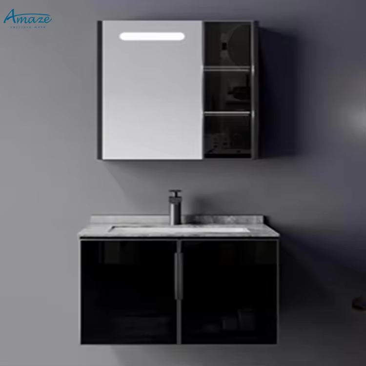 Home Living Bathroom Vanity - Lemari Kamar Mandi Gaya Modern Cermin