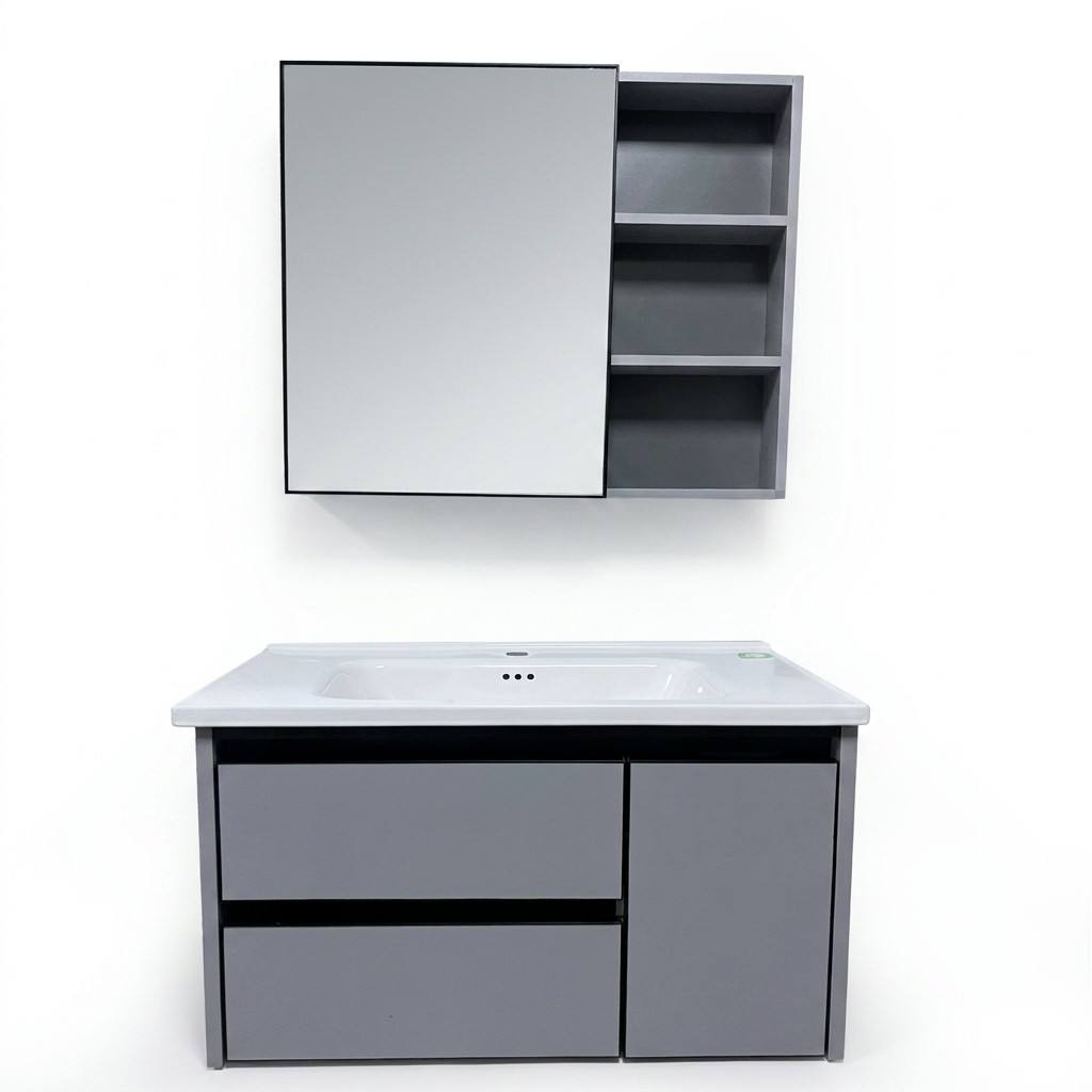 Home Living Bathroom Vanity - Kabinet Kamar Mandi Modern Ramah Lingkungan,