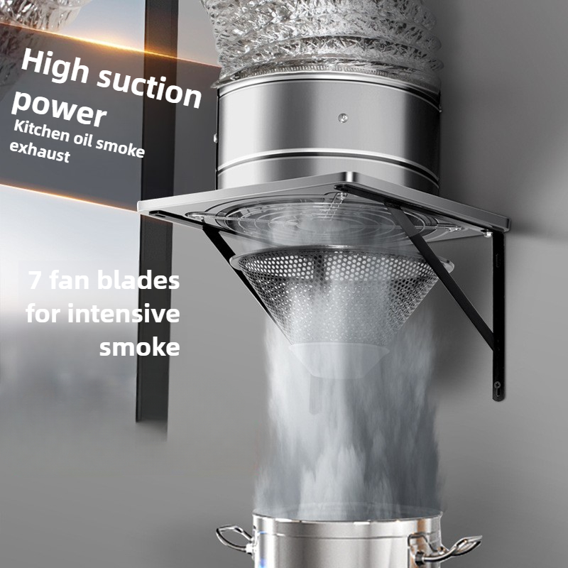 Home Bathroom Ventilation - Kipas ventilasi ekstraktor 6/8 inci, kipas