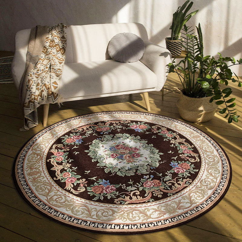 Karpet Bundar Bohemian Desain  - Home Toilet Bathroom Design ulasan dan harga
