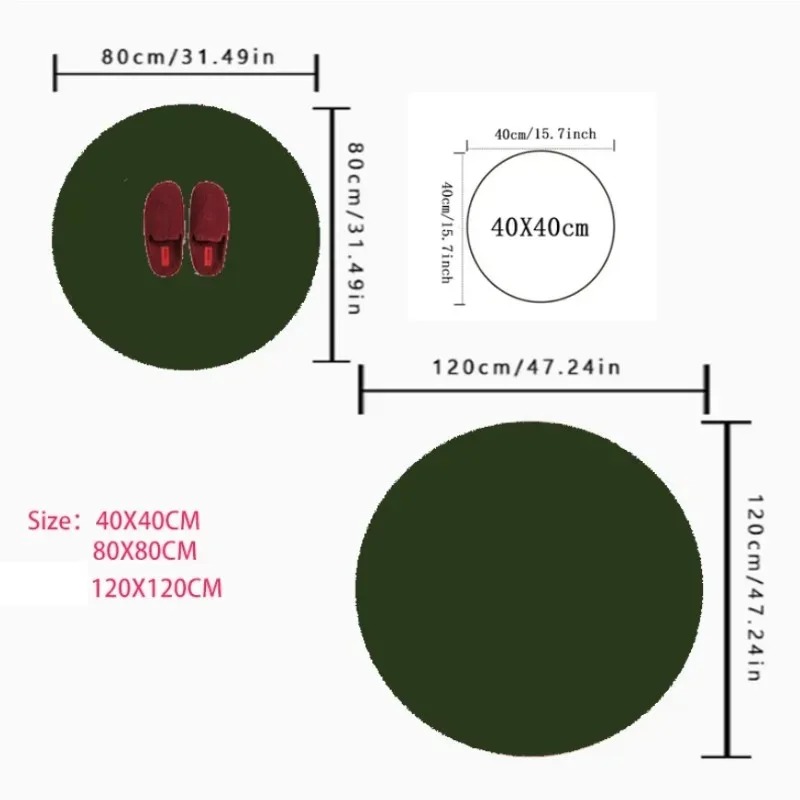 Karpet Bundar Bohemian Desain  - Home Toilet Bathroom Design ulasan dan harga