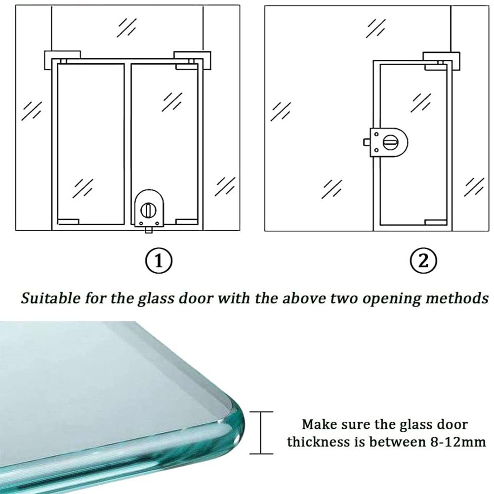 Kunci Pintu Kaca Pengaman Ruma - Home Bathroom Lock ulasan dan harga