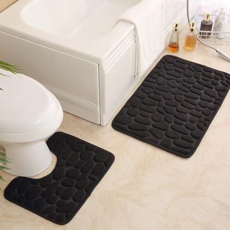 1/2 Set Keset Kamar Mandi Abu- - Home Toilet Bathroom Design ulasan dan harga
