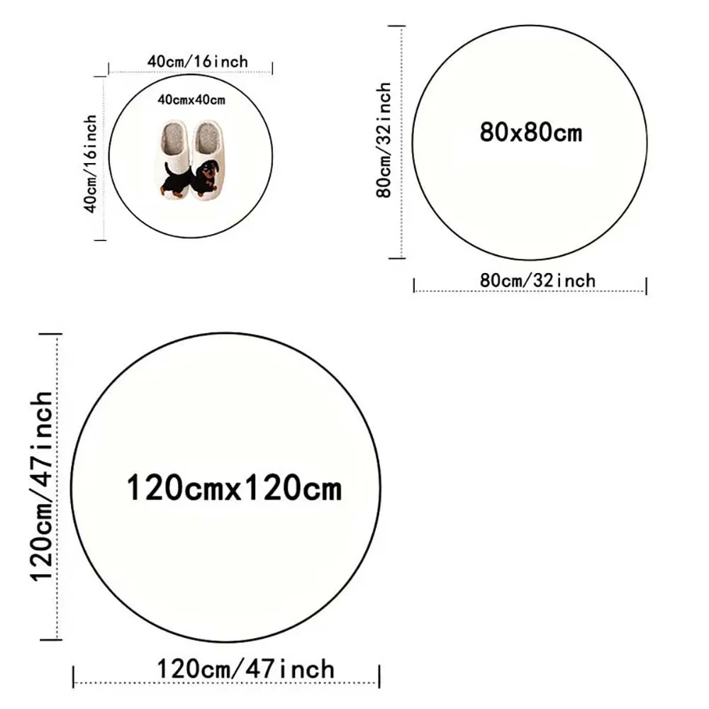 Karpet Bulat Boho Anti-Selip D - Home Toilet Bathroom Design ulasan dan harga