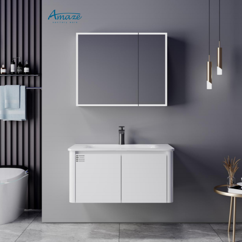 Lemari Kamar Mandi AMAZE Furni - Home Living Bathroom Vanity ulasan dan harga