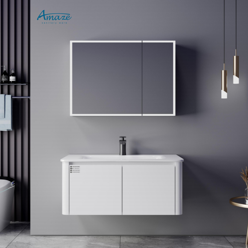 Lemari Kamar Mandi AMAZE Furni - Home Living Bathroom Vanity ulasan dan harga
