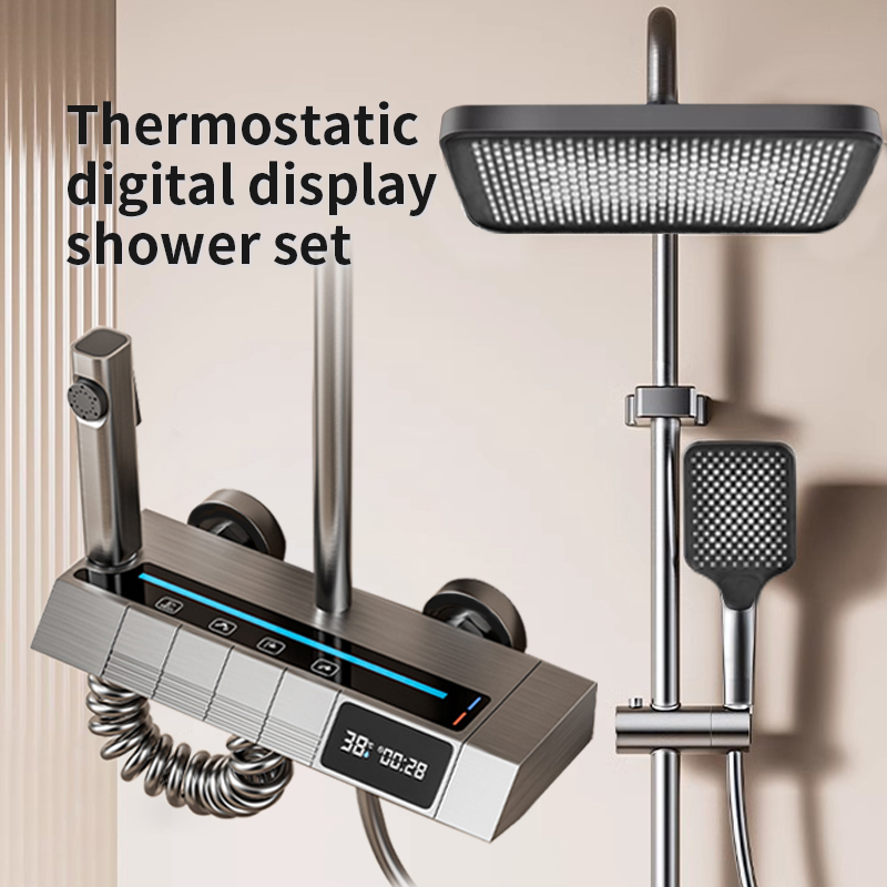 Kepala pancuran piano digital  - Home Bathroom ulasan dan harga