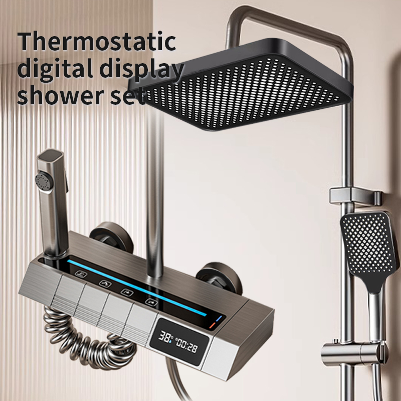 Kepala pancuran piano digital  - Home Bathroom ulasan dan harga