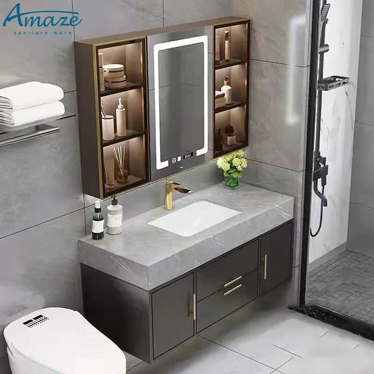 Lemari Kamar Mandi Furnitur Ru - Home Living Bathroom Vanity ulasan dan harga