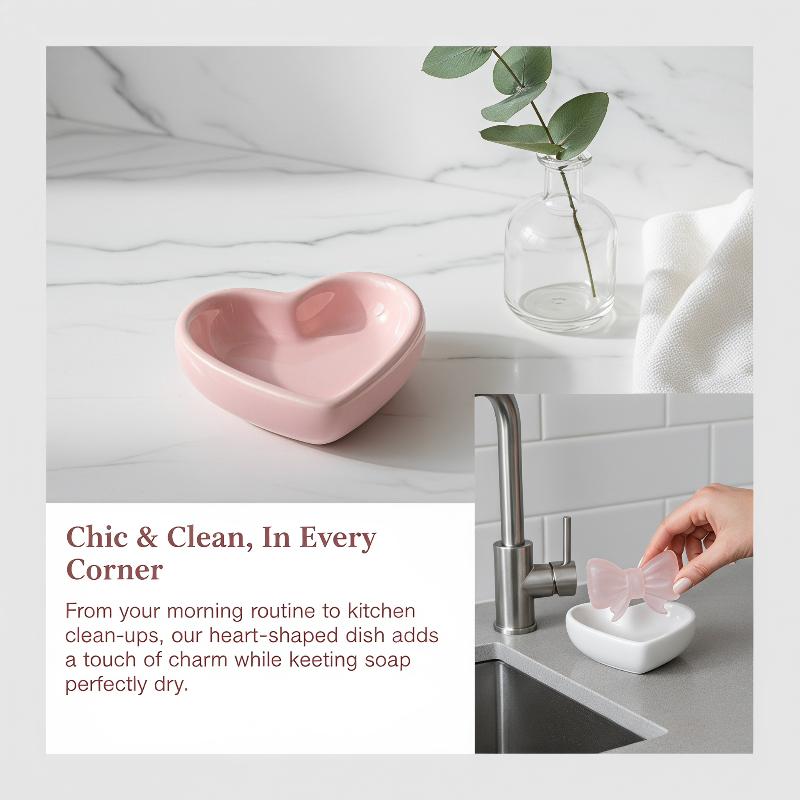 Tempat Sabun Keramik Bentuk Ha - Home Bathroom Vanity ulasan dan harga