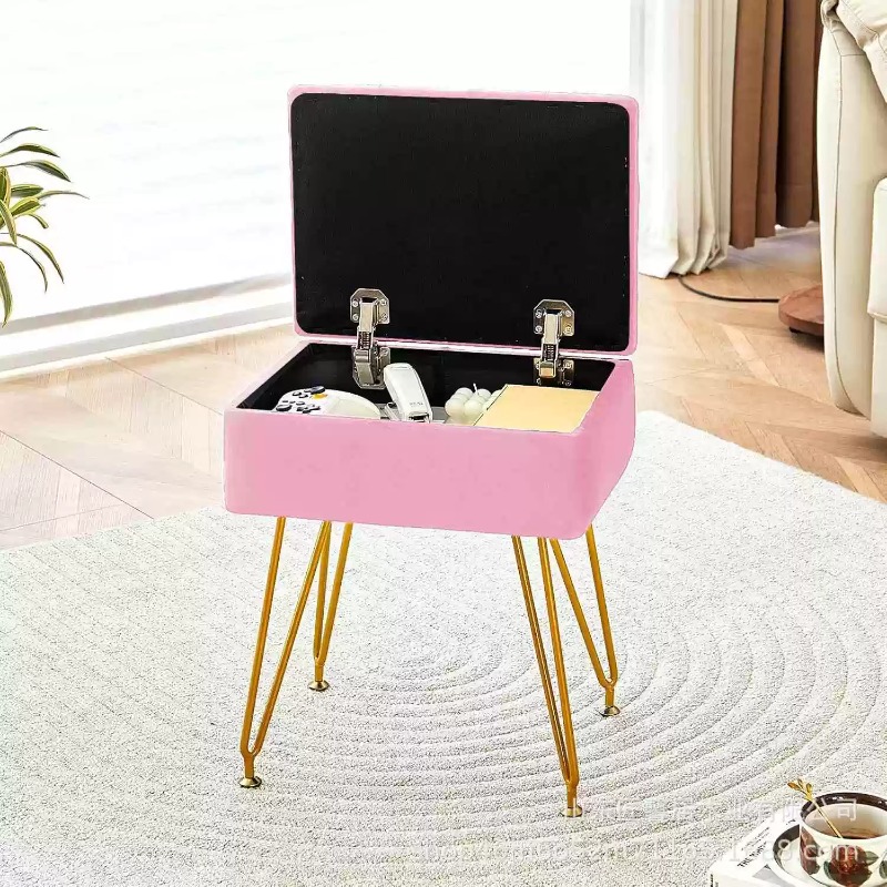 Kursi Ottoman Modern dengan Pe - Home Living Bathroom Vanity ulasan dan harga