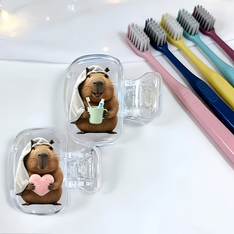2 buah penutup kepala sikat gi - Home Essentials Bathroom Accessories ulasan dan harga