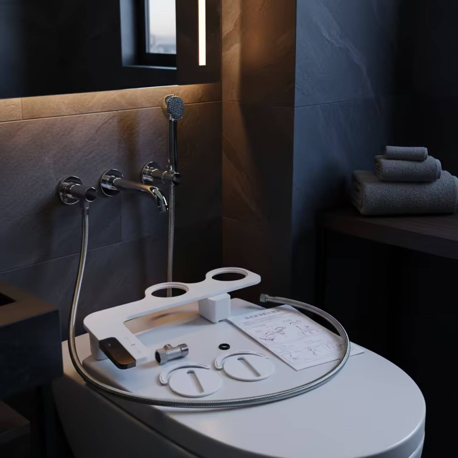 Bidet dengan Panel Kontrol Sam - Home Toilet Bathroom Design ulasan dan harga