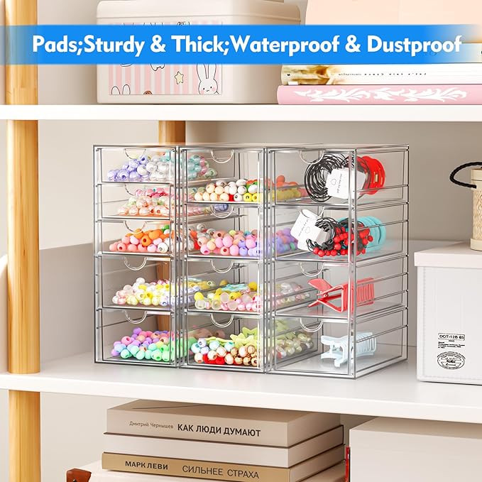 Organizer Makeup Akrilik Trans - Home Bathroom Vanity ulasan dan harga