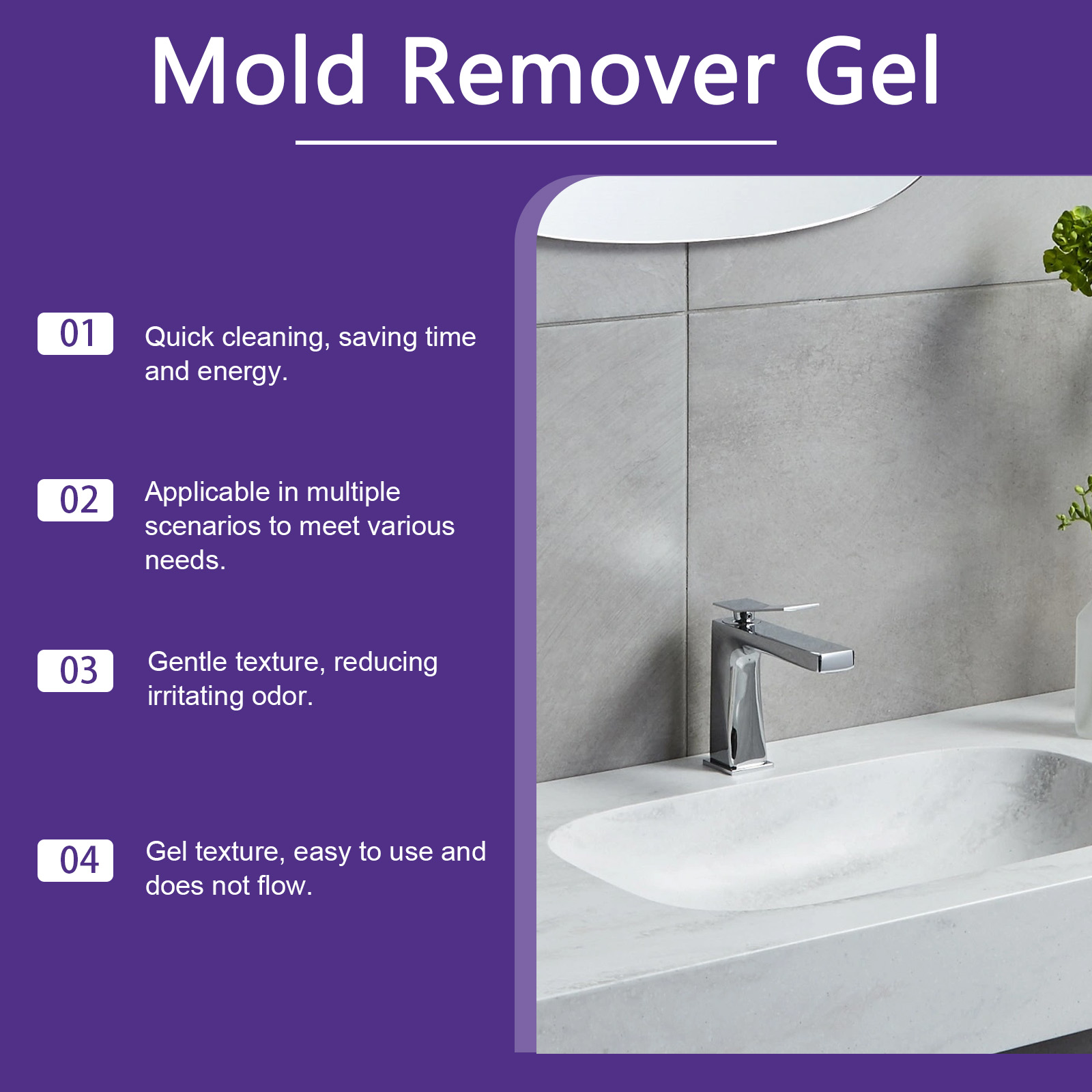 Gel Penghilang Jamur Pembersih - Home Bathroom Cleaning Solution ulasan dan harga