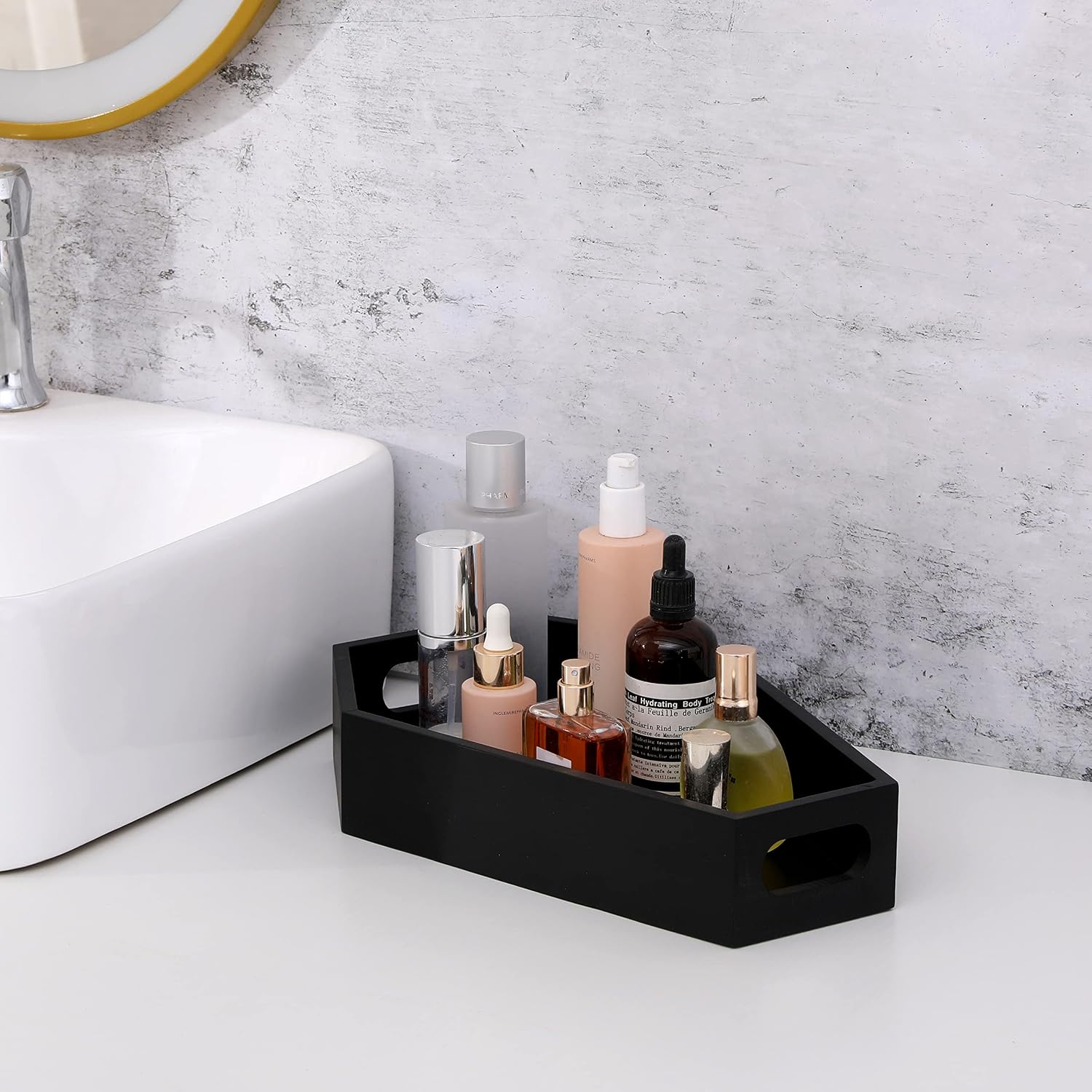 Organizer Rias Kayu Berbentuk  - Home Living Bathroom Vanity ulasan dan harga