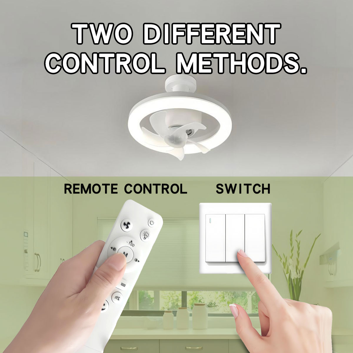 360 ° Lampu LED Bohlam Kipas L - Home Bathroom Ventilation ulasan dan harga