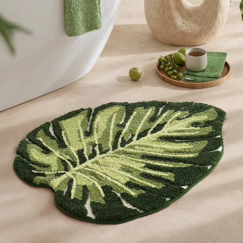 VIKAMA Keset Kamar Mandi Daun  - Zara Home Bathroom Mat ulasan dan harga