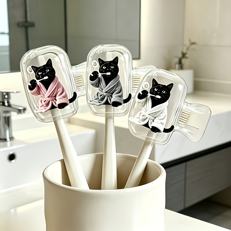 4 buah penutup kepala sikat gi - Home Essentials Bathroom Accessories ulasan dan harga