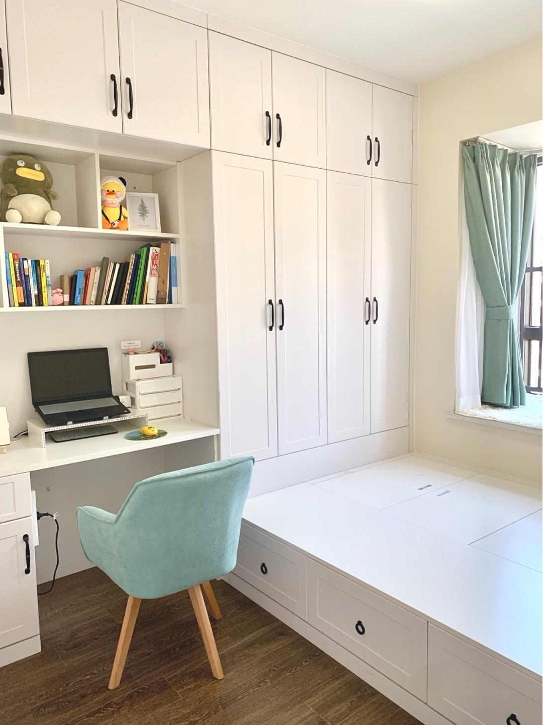 Lemari dan Rak Buku Terintegra - Home Bathroom Dimensions ulasan dan harga