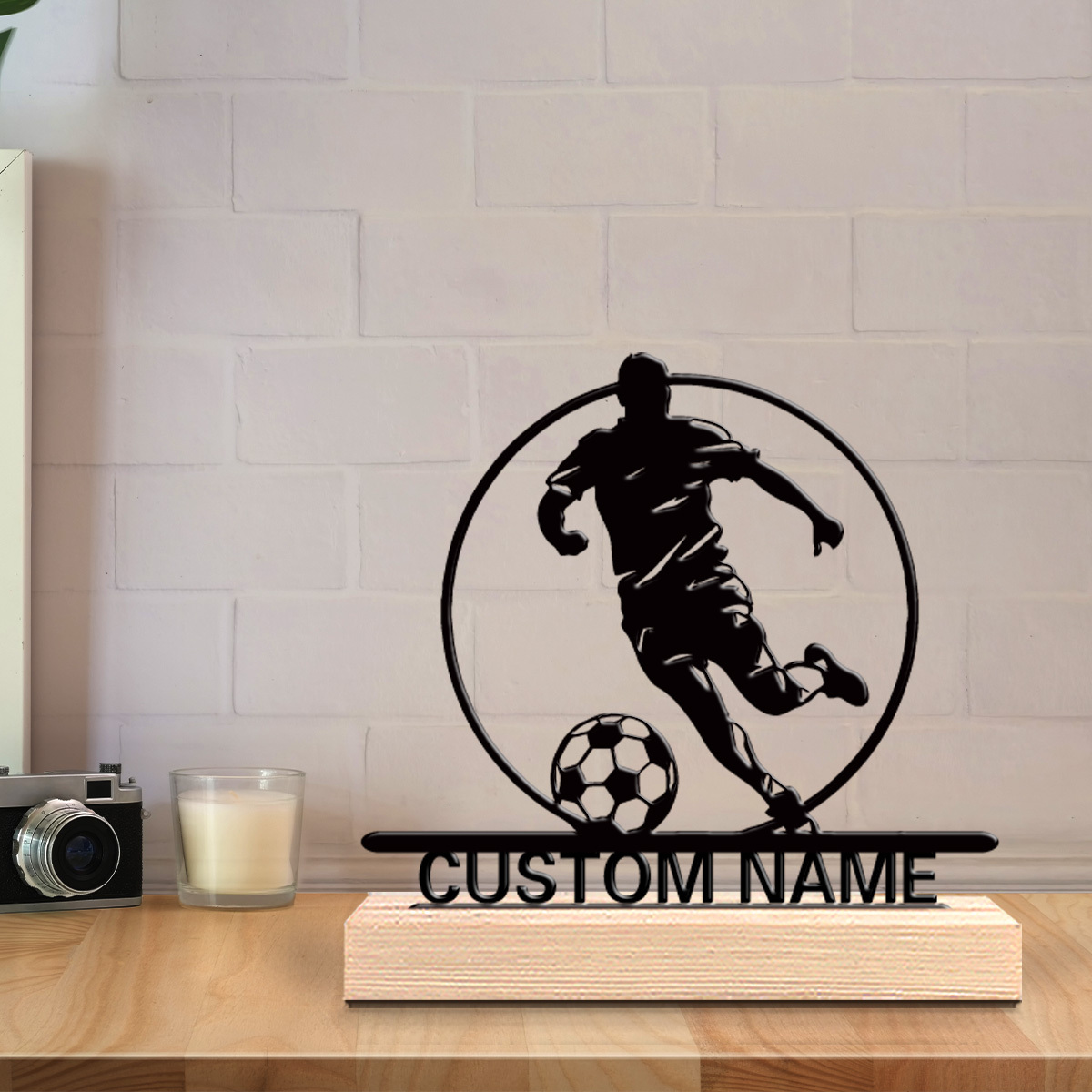 Patung Logam Pemain Sepak Bola - Home Bathroom Exhaust Fan ulasan dan harga