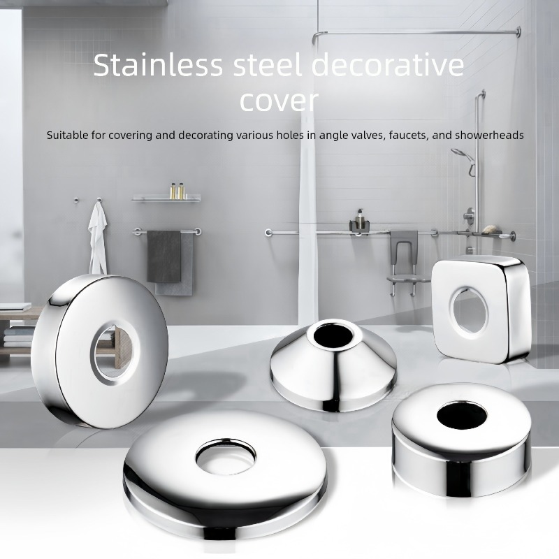 Penutup Pipa Baja Tahan Karat, - Home Center Bathroom Accessories ulasan dan harga