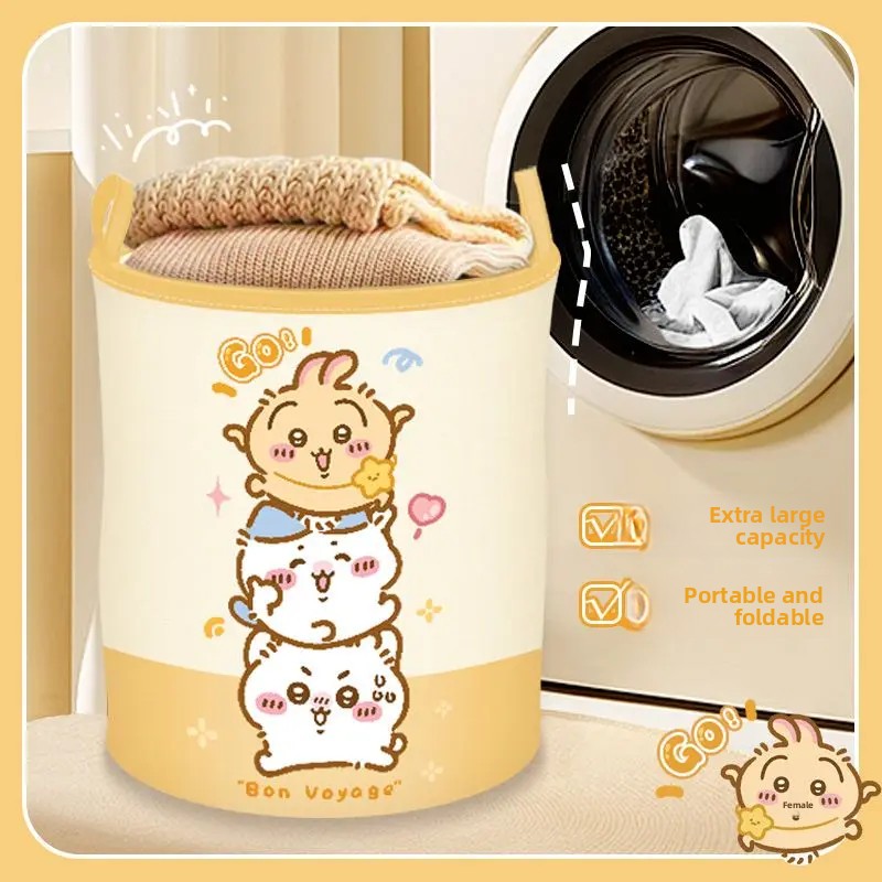 Keranjang Cucian Lipat Chiikaw - Home Edit Bathroom Organizer ulasan dan harga