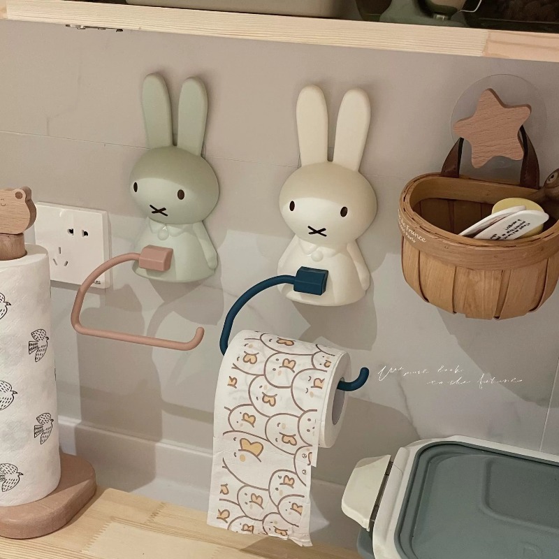 Rak Tisu Toilet Kawaii Miffy T - Home Edit Bathroom Organizer ulasan dan harga