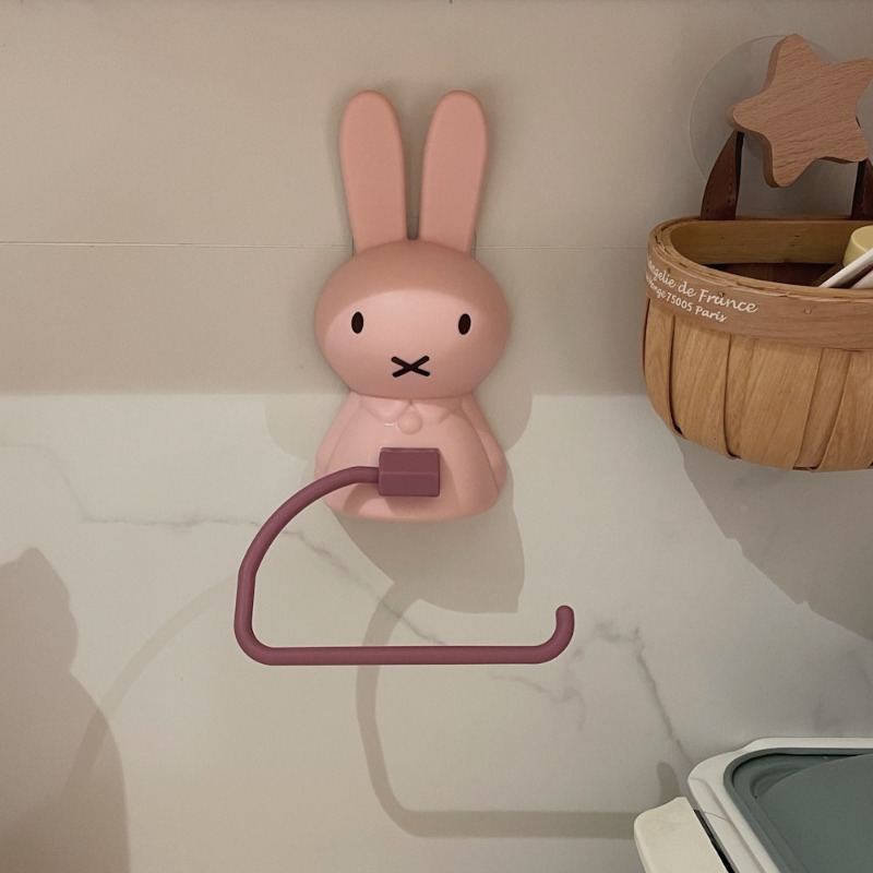 Rak Tisu Toilet Kawaii Miffy T - Home Edit Bathroom Organizer ulasan dan harga