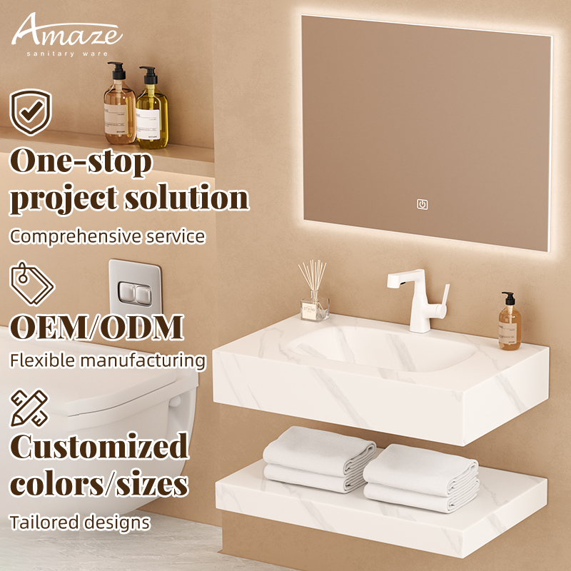 Lemari Kamar Mandi Desain Baru - Home Living Bathroom Vanity ulasan dan harga