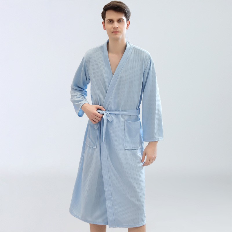 Jubah Mandi Waffle Pria Pakaia - Home Bathroom Sauna ulasan dan harga