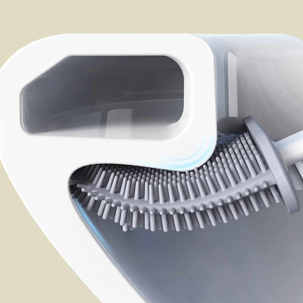 Sikat pembersih Toilet silikon - Home Bathroom Gadgets ulasan dan harga