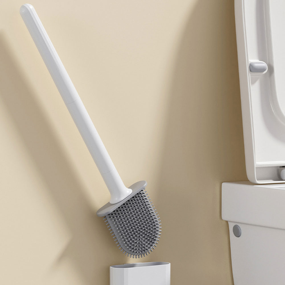 Sikat pembersih Toilet silikon - Home Bathroom Gadgets ulasan dan harga