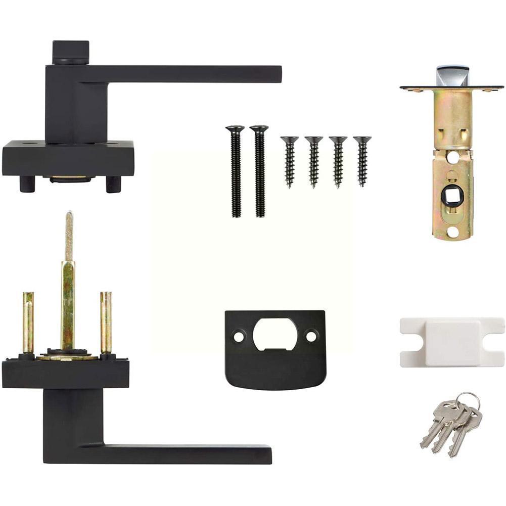 Kunci pegangan pintu hitam, sa - Home Bathroom Lock ulasan dan harga