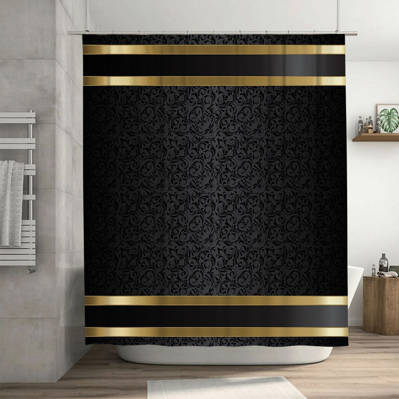 Set Kamar Mandi Hitam & Emas M - Zara Home Bathroom Mat ulasan dan harga