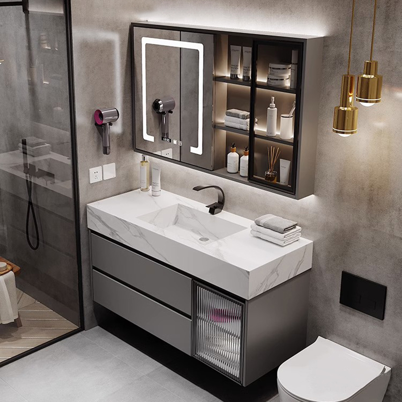 Kabinet Kamar Mandi Cermin Pin - Home Living Bathroom Vanity ulasan dan harga