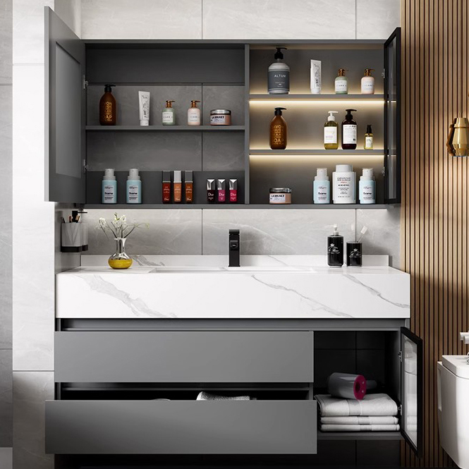 Kabinet Kamar Mandi Cermin Pin - Home Living Bathroom Vanity ulasan dan harga