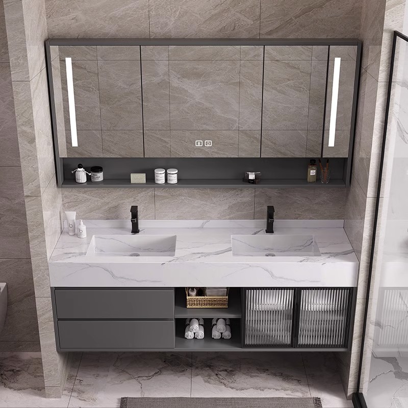 Kabinet Kamar Mandi Cermin Pin - Home Living Bathroom Vanity ulasan dan harga