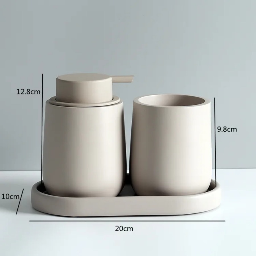 Set Aksesori Kamar Mandi Botol - Home Center Bathroom Accessories ulasan dan harga