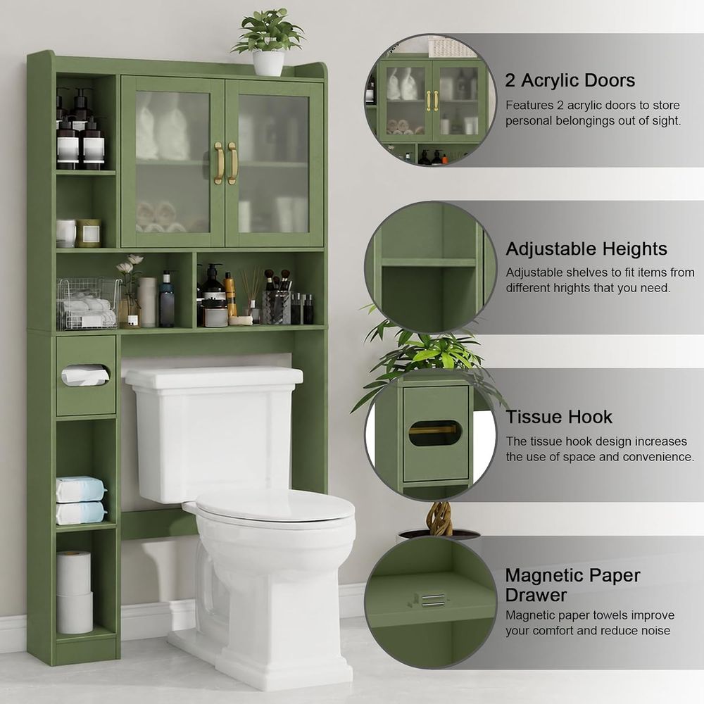 Lemari Penyimpanan Akrilik Hem - Home Bathroom ulasan dan harga