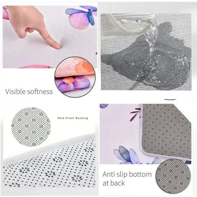 Karpet desain Retro untuk ruan - Home Toilet Bathroom Design ulasan dan harga