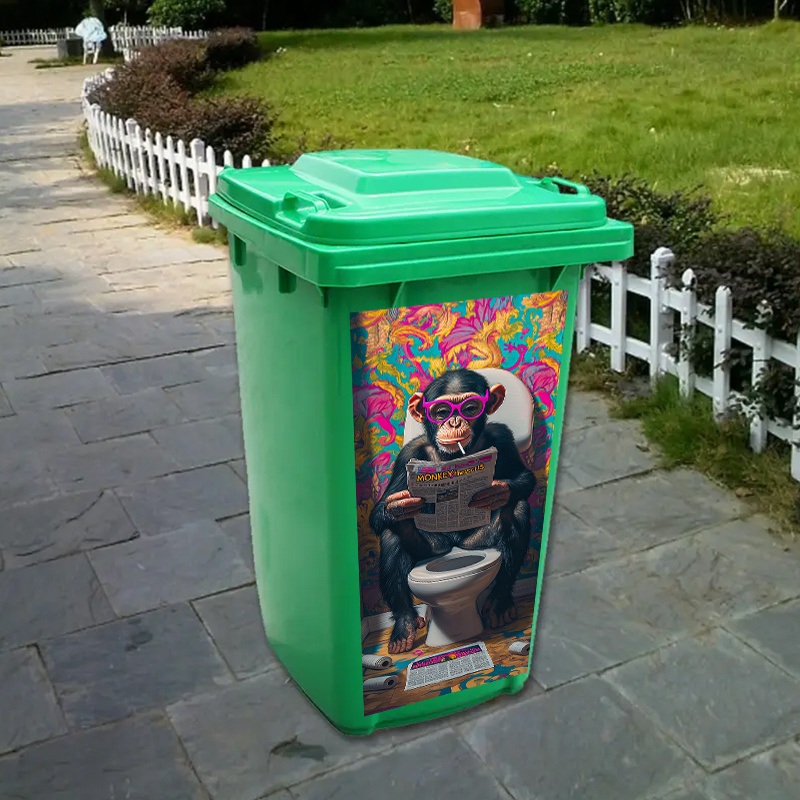 1 Stiker Tempat Sampah Lucu Be - Home Toilet Bathroom Design ulasan dan harga